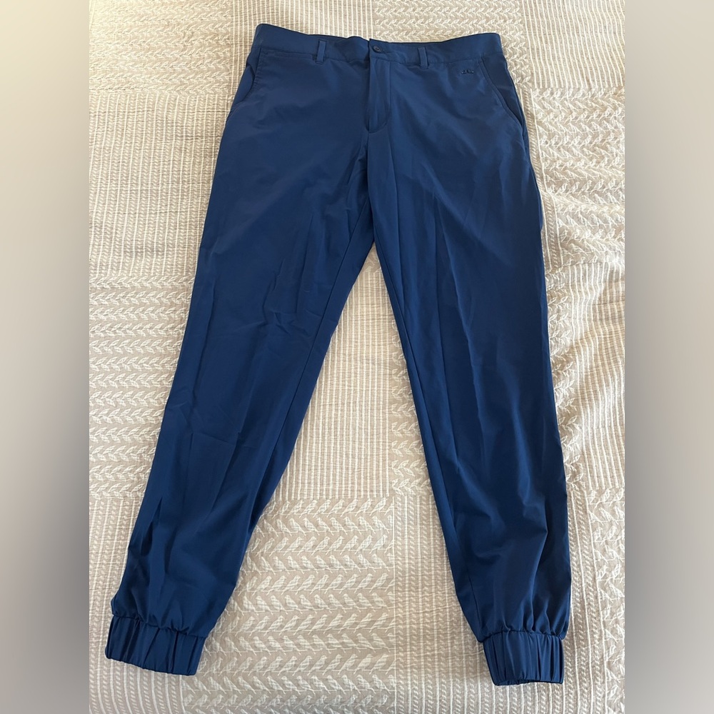 J Lindeberg Blue Golf Joggers